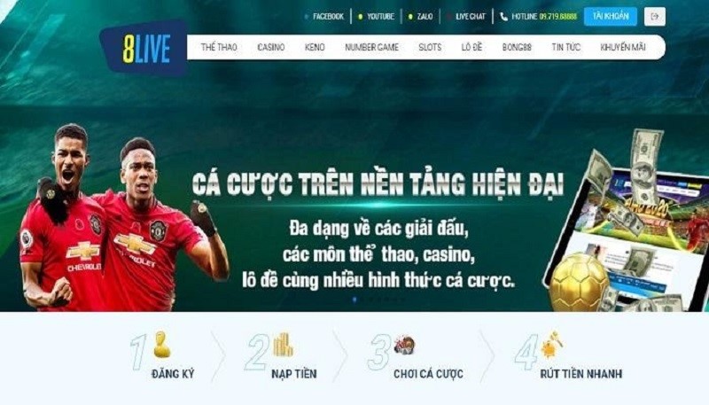 Dịch vụ gửi và rút tiền được xếp hạng Sun52, không yêu cầu số tiền tối thiểu - Sun52