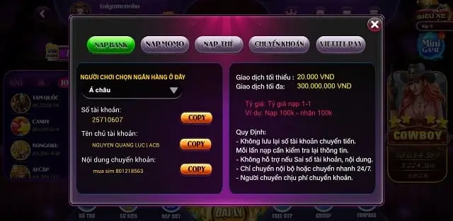 Các quy định khi gửi tiền tại Cv88 là gì? - Cv88
